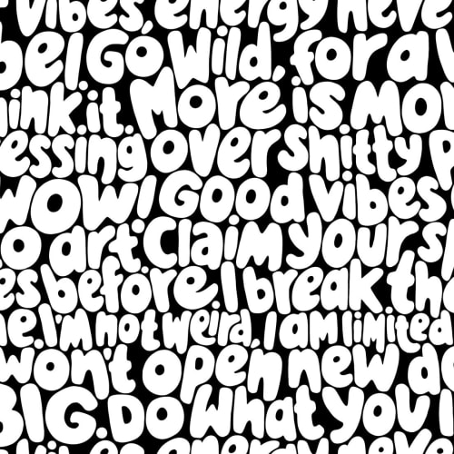 Gewagte Typografie-Tapete
