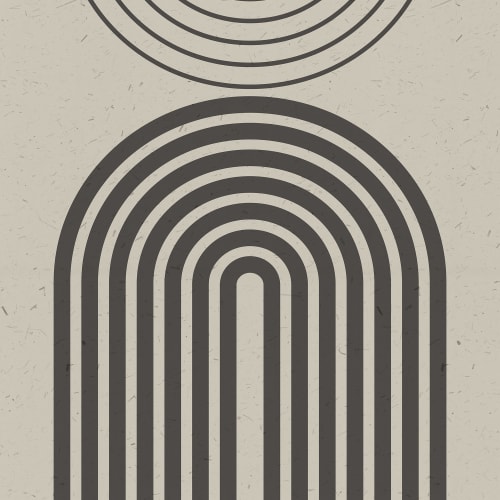 Retro och minimalistisk