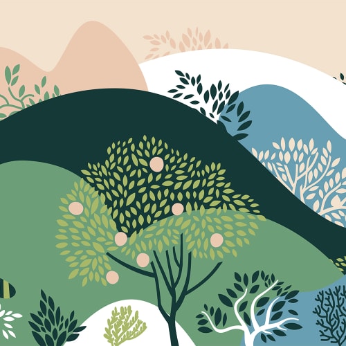 A Vibrant Orchard Escape