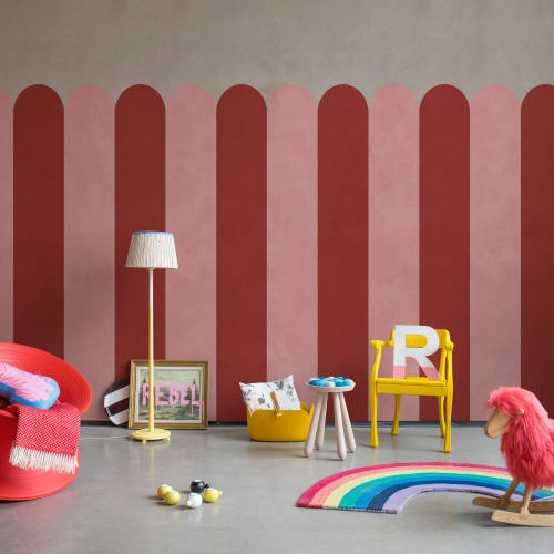 Vibrant Raspberry Stripes
