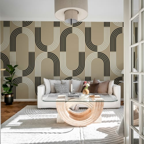 Beige Retro Chic