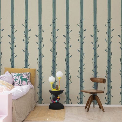 Blue Leaf Stripes