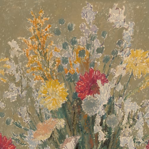Vintage blommig elegans
