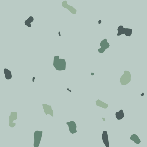 Fototapete Grüner Terrazzo