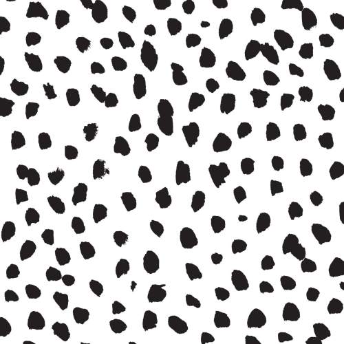 Black & White Dalmatian Print Wallpaper Mural