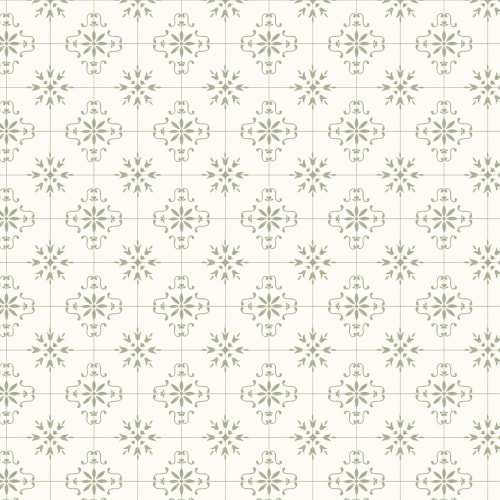 Grønn Azulejo flisemønster fototapeti vintage stil