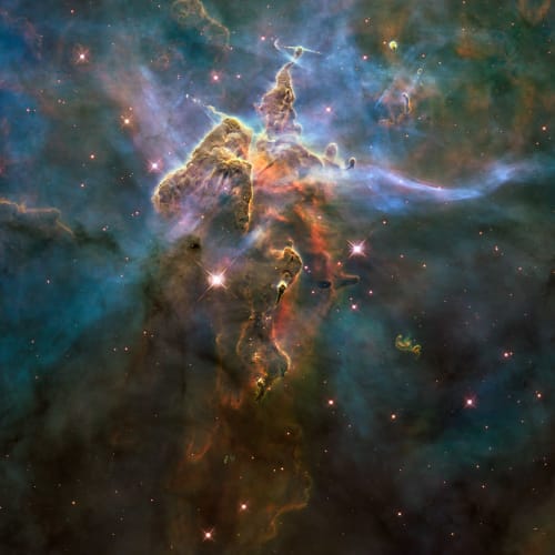 Mystic Mountain Nebula Wallpaper Mural