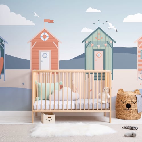 Beach Hut Seaside Fototapet