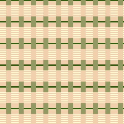 Pink And Green Checkered Pattern Contemporary Mural