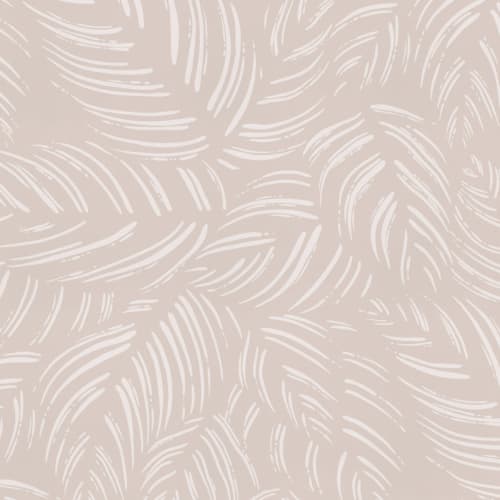 Pink Calathea Leaf Pattern Wall Mural