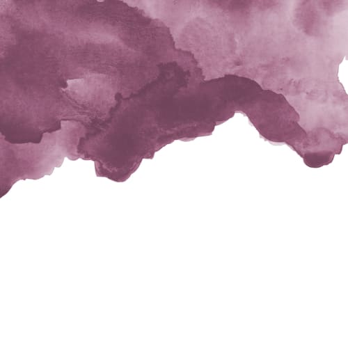 Papier Peint Panoramique Nuage Violet Foncé dans Effet Aquarelle