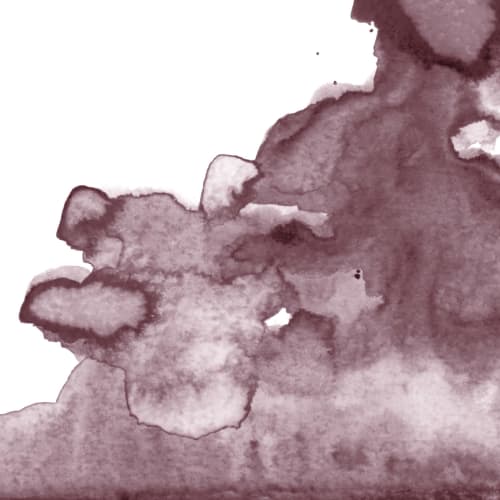 Carta da Parati Rosa Scuro Astratta ad Acquerello Effetto Nube