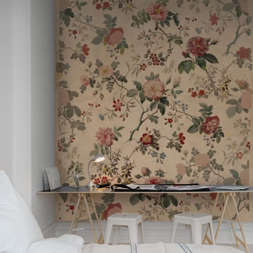 Alice's Dusk Botanicals Mural Wallpaper (SqM) – Jass London