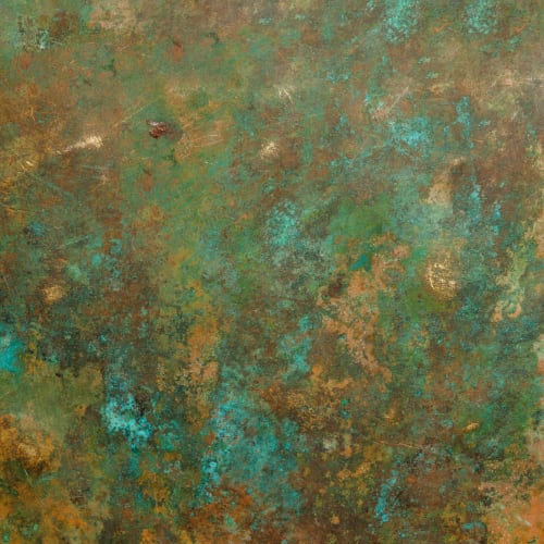 teal verdigris wallpaper