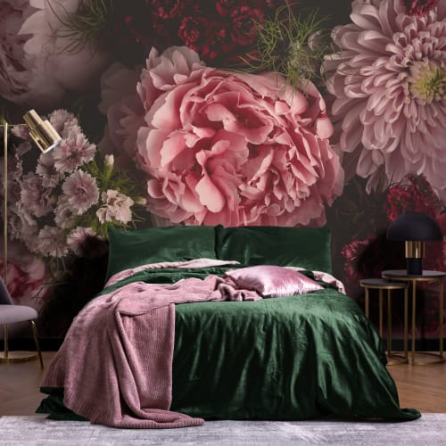 flower wallpaper for rooms