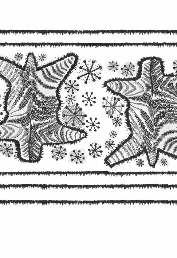 Zebra Skin, Graphic - Wallpaper | Rebel Walls