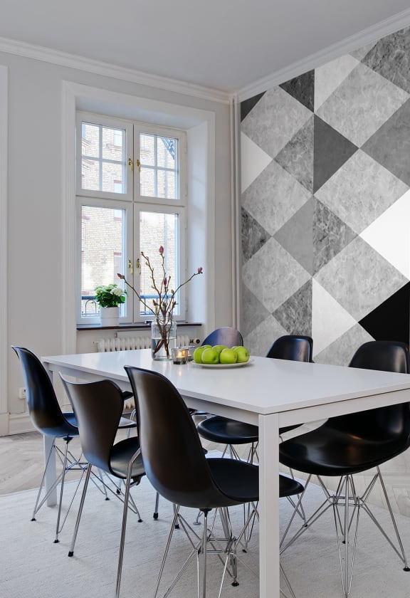 Geometric Marble Wallpaper Rebel Walls