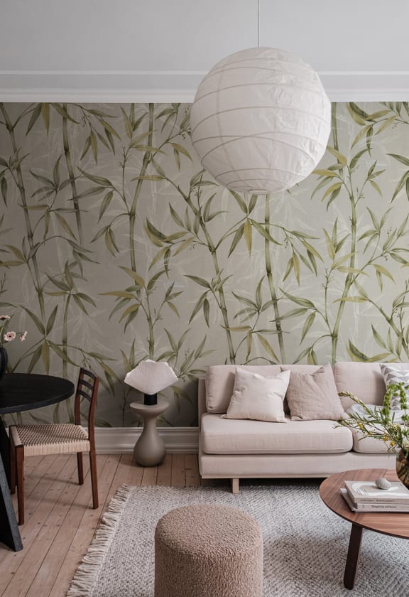 Bamboo Garden Green - Wallpaper | Rebel Walls Bamboo Garden Green - Wallpaper | Rebel Walls