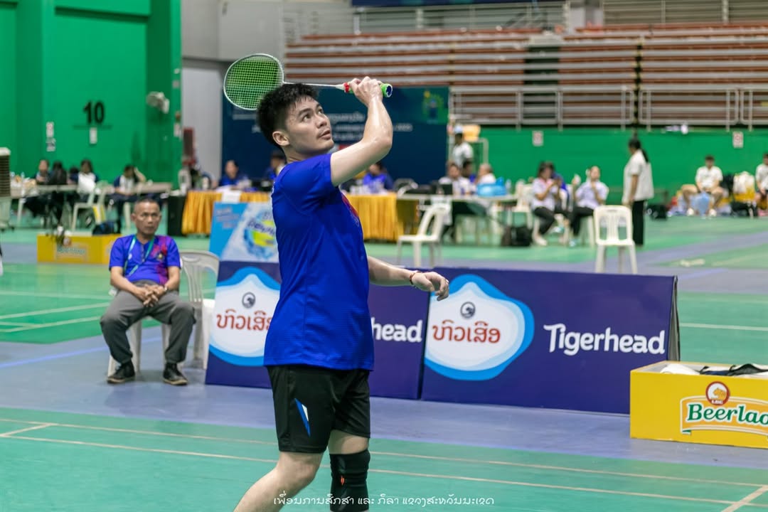 🏸🦕ດອກປີກໄກ່ທີມຊາຍແຂວງສະຫວັນນະເຂດຄວ້າຫຼຽນທອງ ໃນງານກິລາແຫ່ງຊາດ ຄັ້ງທີ XII.
