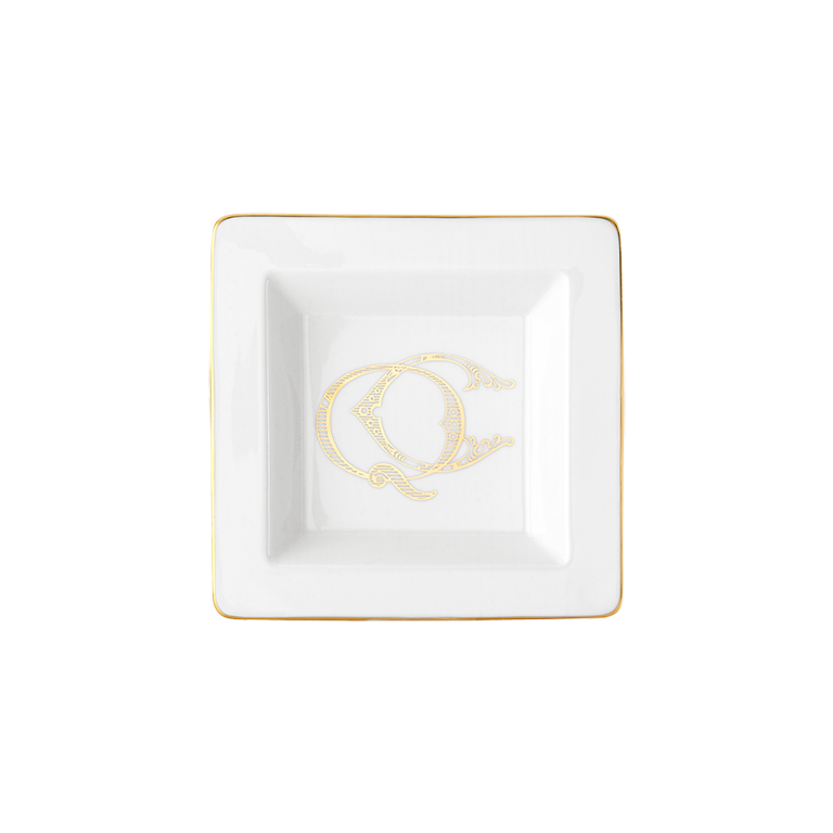 small change tray oro - personalizableCorona Monogram-1
