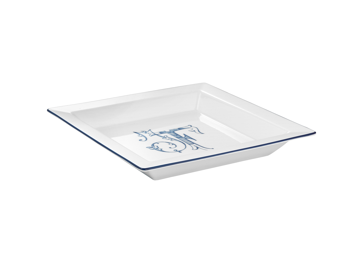 large change tray blu cobalto - personalizableCorona Monogram-2