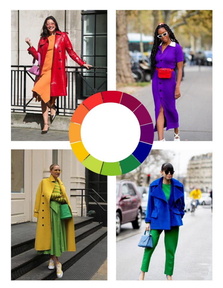 Como montar looks coloridos: Círculo cromático na moda: como montar looks  coloridos e estilosos