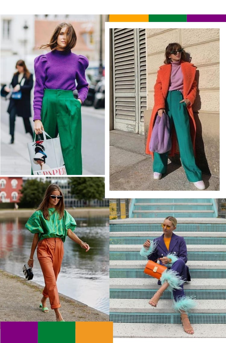 Como montar looks coloridos: Círculo cromático na moda: como montar looks  coloridos e estilosos