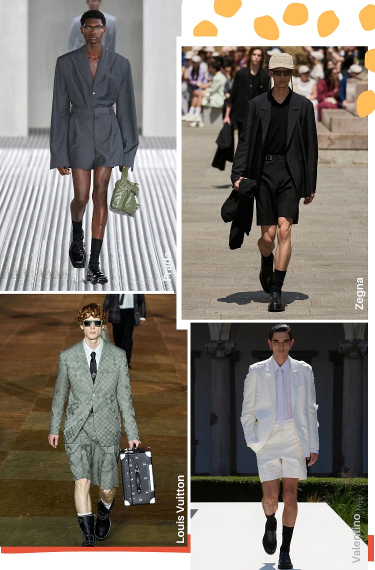 Looks com bermuda: como usar a trend da semana de moda masculina