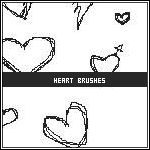 Xquisitekisses Heart Brushes