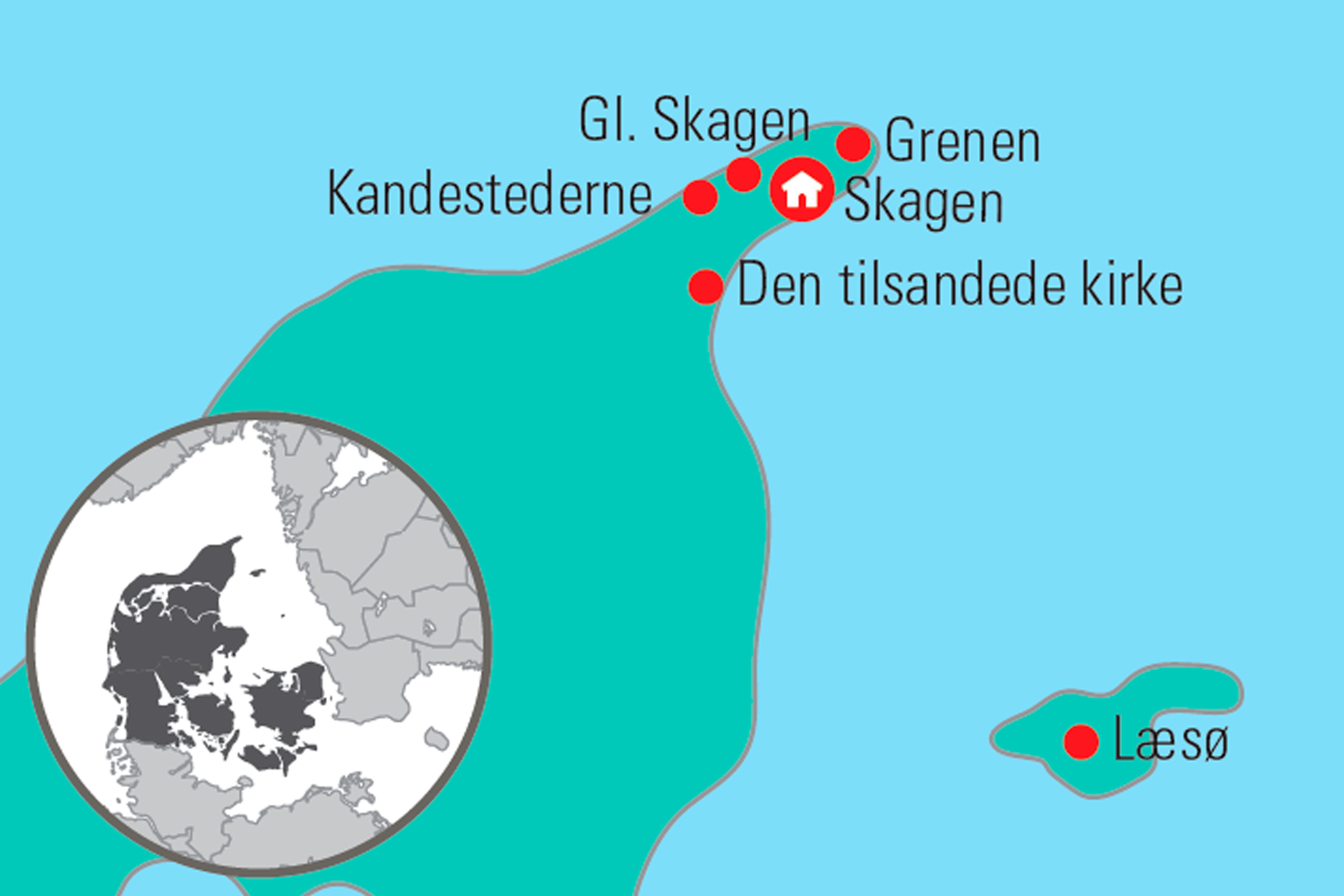 Ferie i Skagen med udflugt til Ls