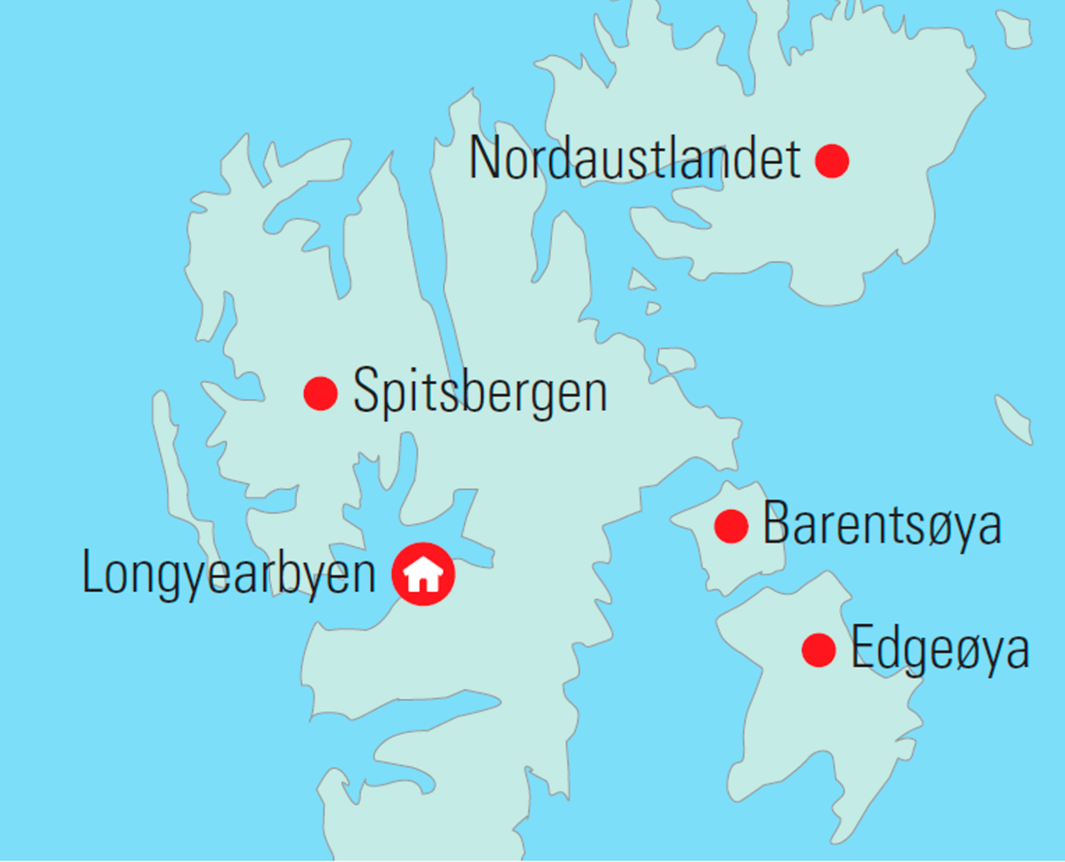 Rundrejse p Svalbard med dansk rejseleder