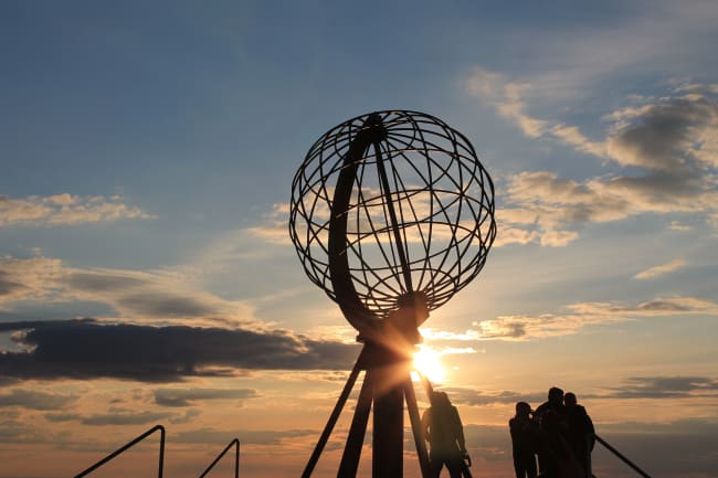 Samernes Land – Nordkap 71°10' 21” – Midnatssol