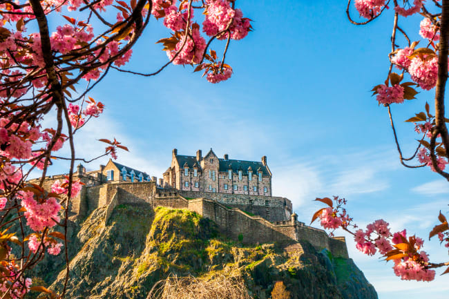 Udrejse til Edinburgh