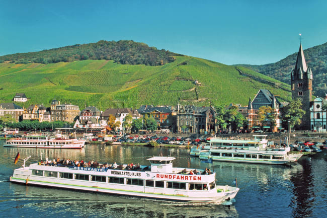 Sejltur på Mosel til Traben-Trarbach og vinsmagning
