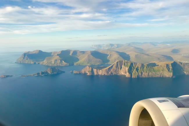 Udrejse til de smukke �er i nord. F�r�ernes h�jeste vandfald