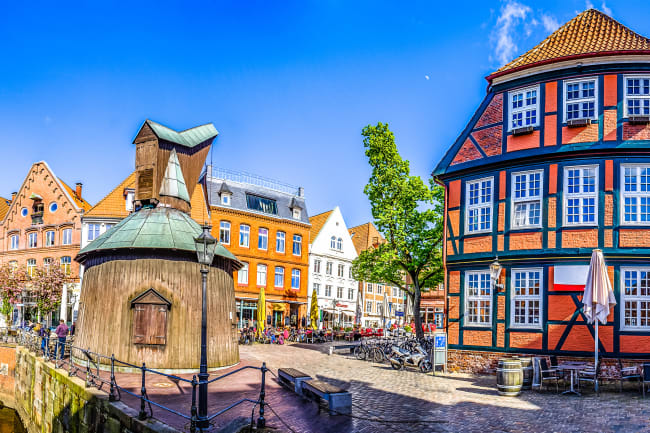 Udrejse gennem Altes Land - Tysklands frugthave