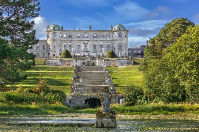 Powerscourt House & Gardens i de bløde Wicklowbjerge