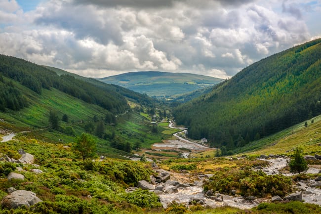 Wicklow-bjergene og Powerscourt House & Gardens