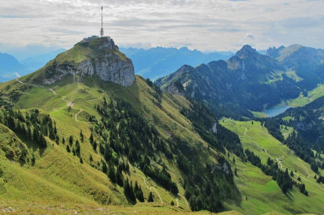 Bjerglift og �l i Appenzell