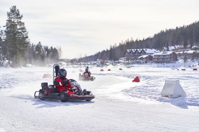 En dag p� egen h�nd i det finske vinterland