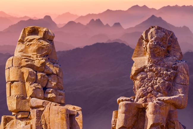 Memnonkolosserne og Tombs of the Nobles