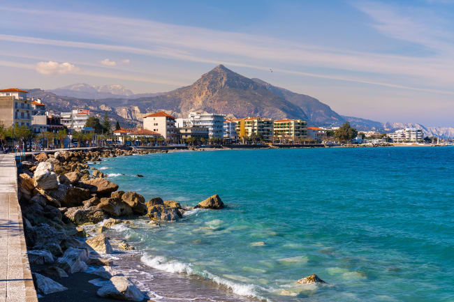 Ankomst til Athen og videre til Peloponnes