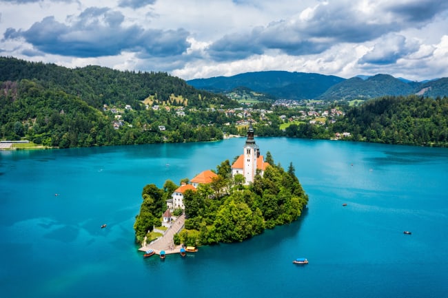 Udflugt til Ljubljana og Bled i Slovenien