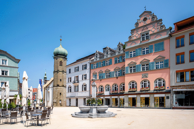 Romantische Strasse og indkvartering i Bregenz