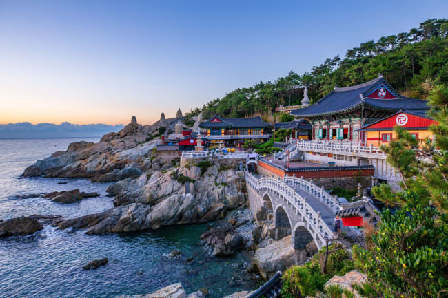 Fra Gyeongju til Ulsan og videre til Busan