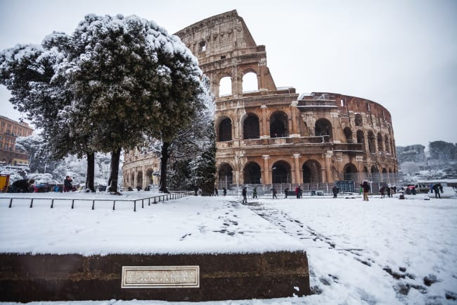 Mulighed for nyt�rsmesse samt tilk�bstur til Forum Romanum og Colosseum