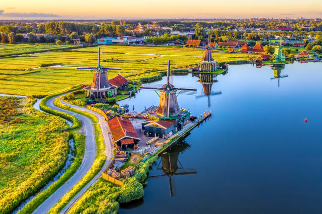 Zaanse Schans og Amsterdam