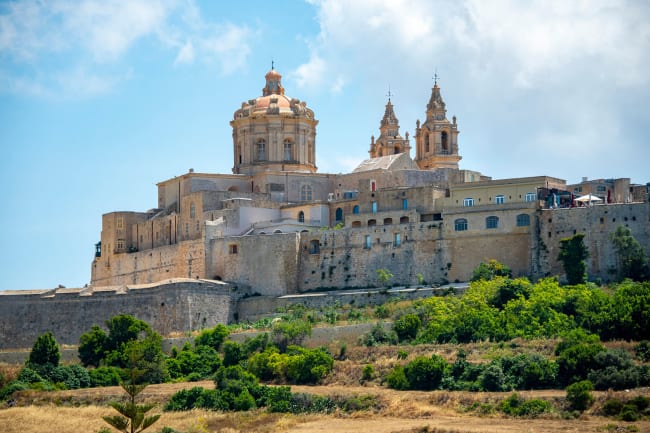 Halvdagsudflugt til Mdina og Rabat  (tilkb)