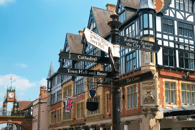 Udrejse til Manchester