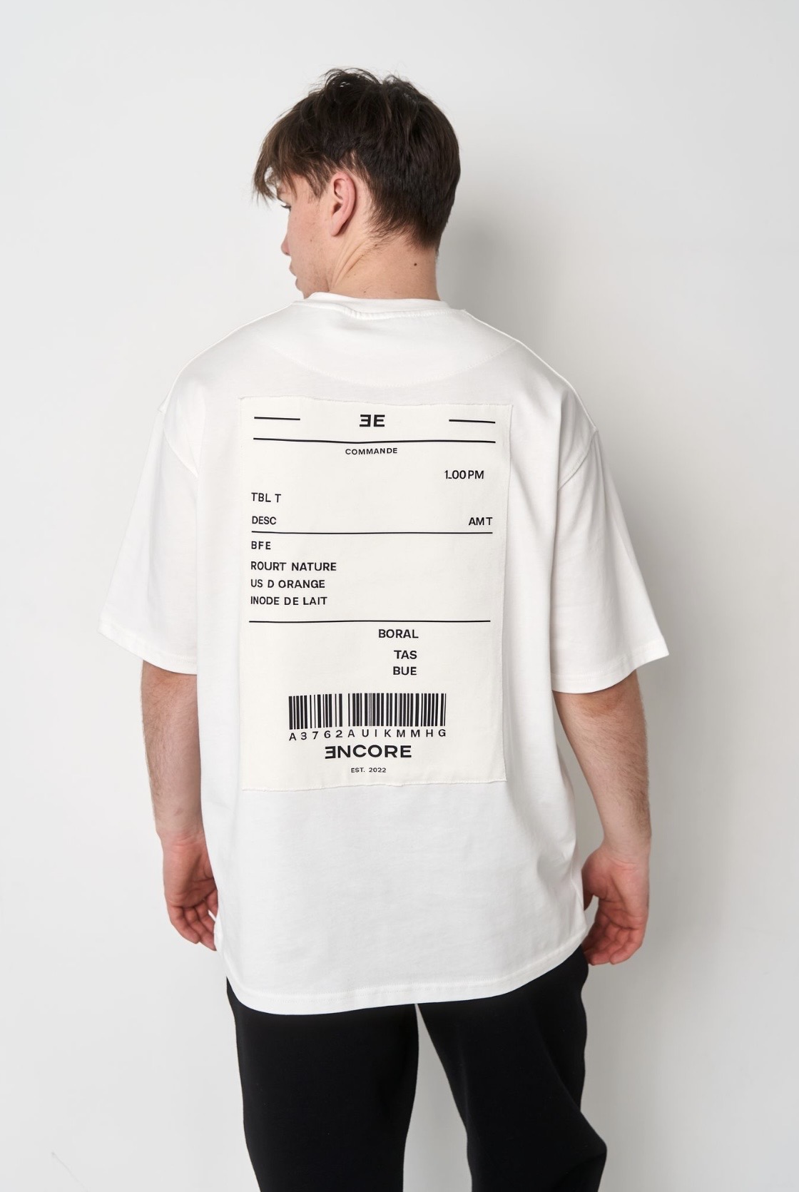 Футболка oversize «Receipt»